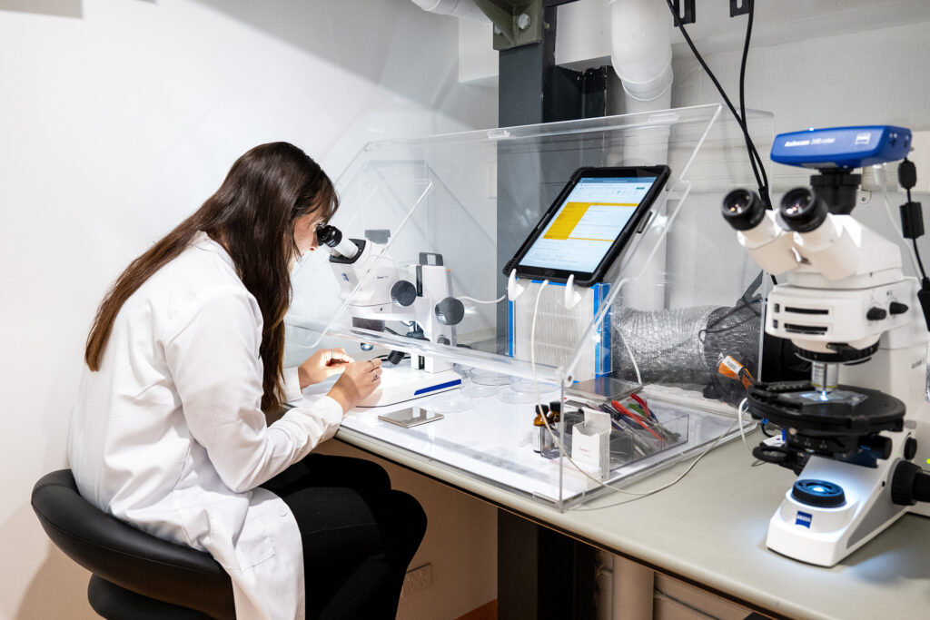 Accredited lab conducting asbestos testing, ensuring safe and reliable results for environmental assessments.
